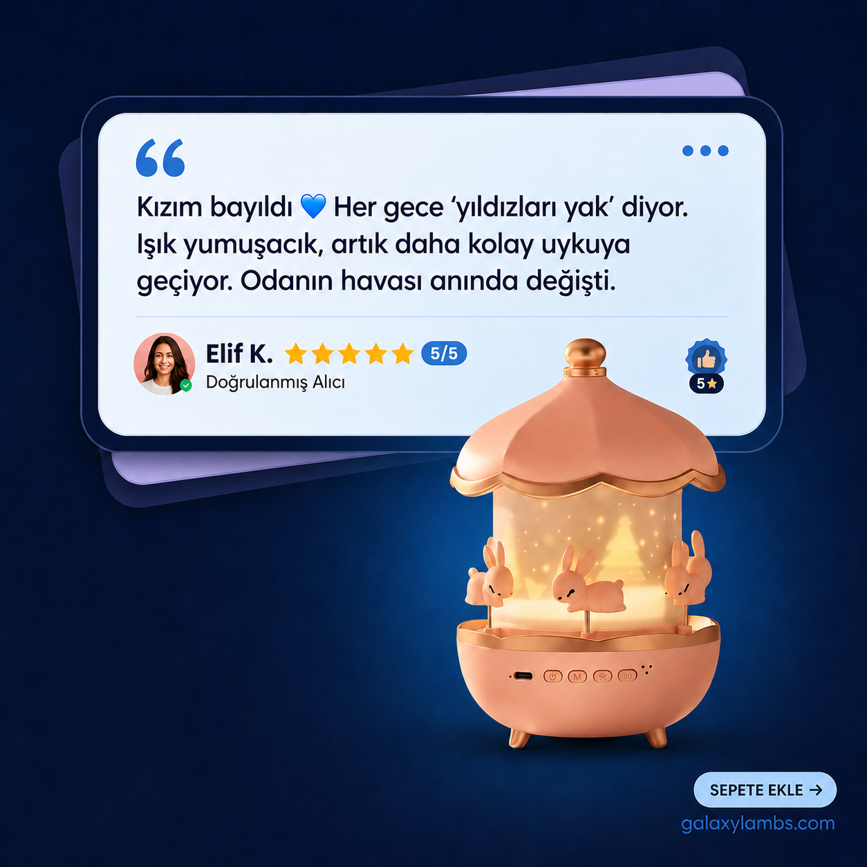 GalaxyLamb™  Gece Lambası