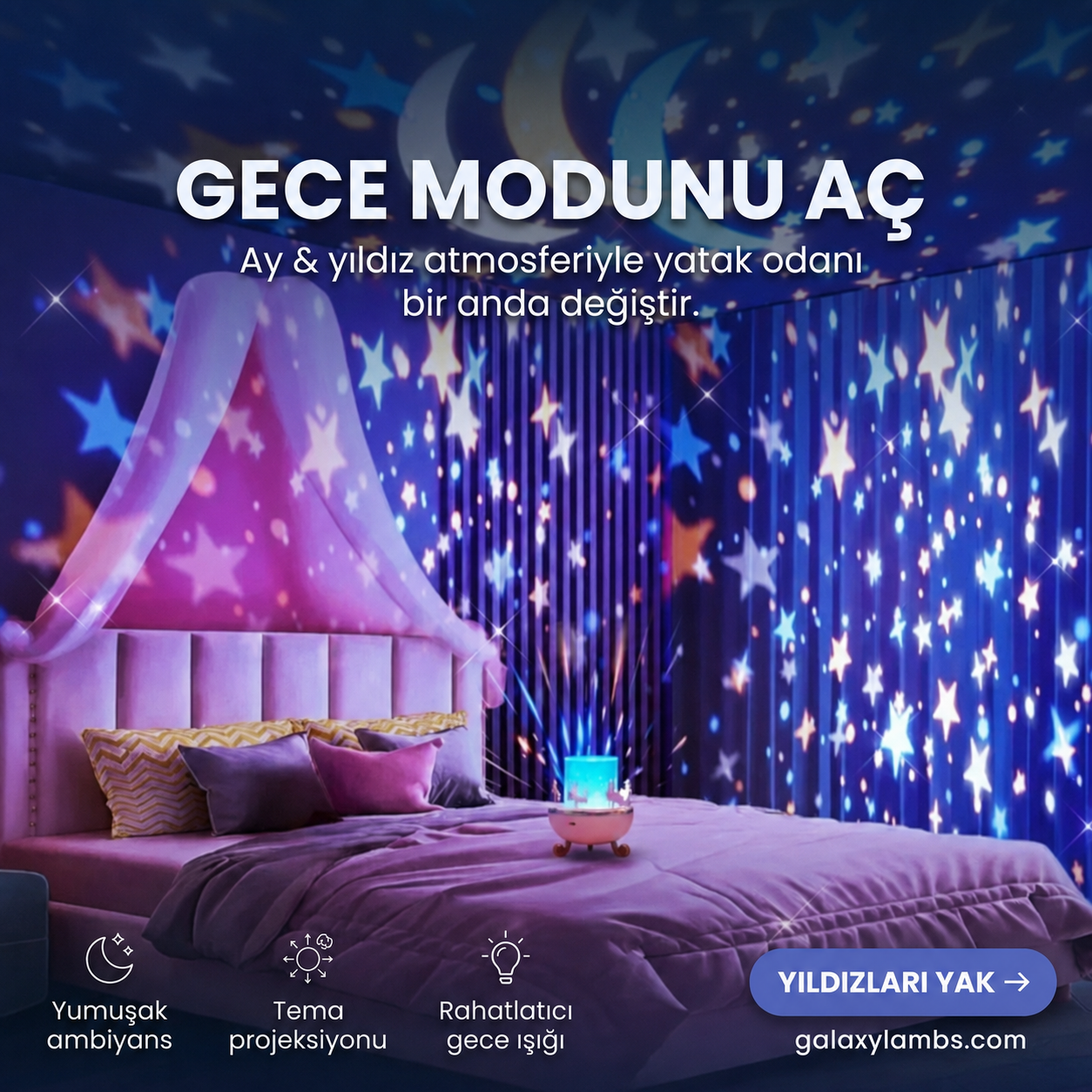 GalaxyLamb™  Gece Lambası